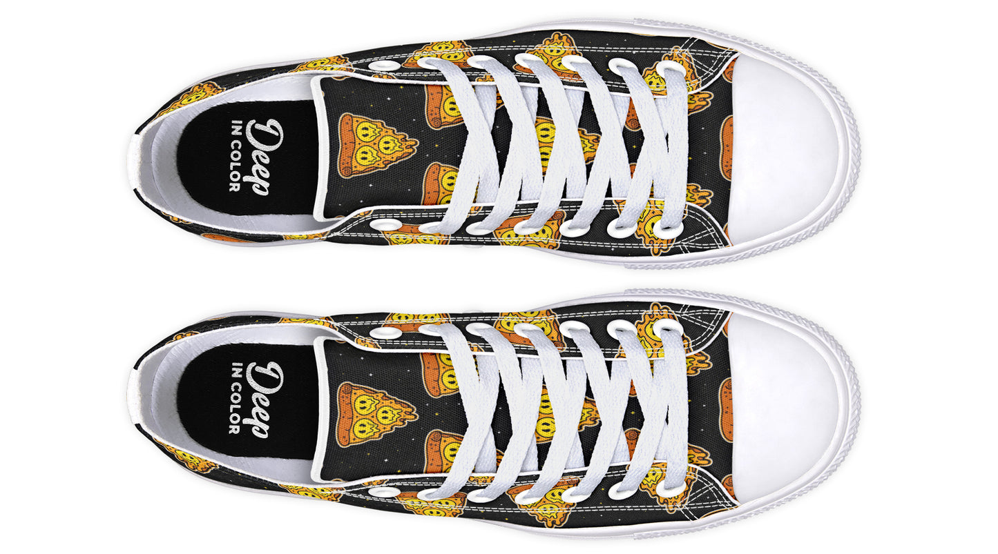 Smiley Pizza Slice Lowtops