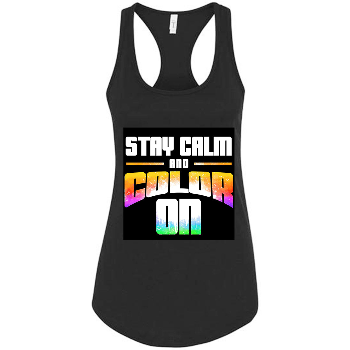 Stay Calm And Color On Tshirt