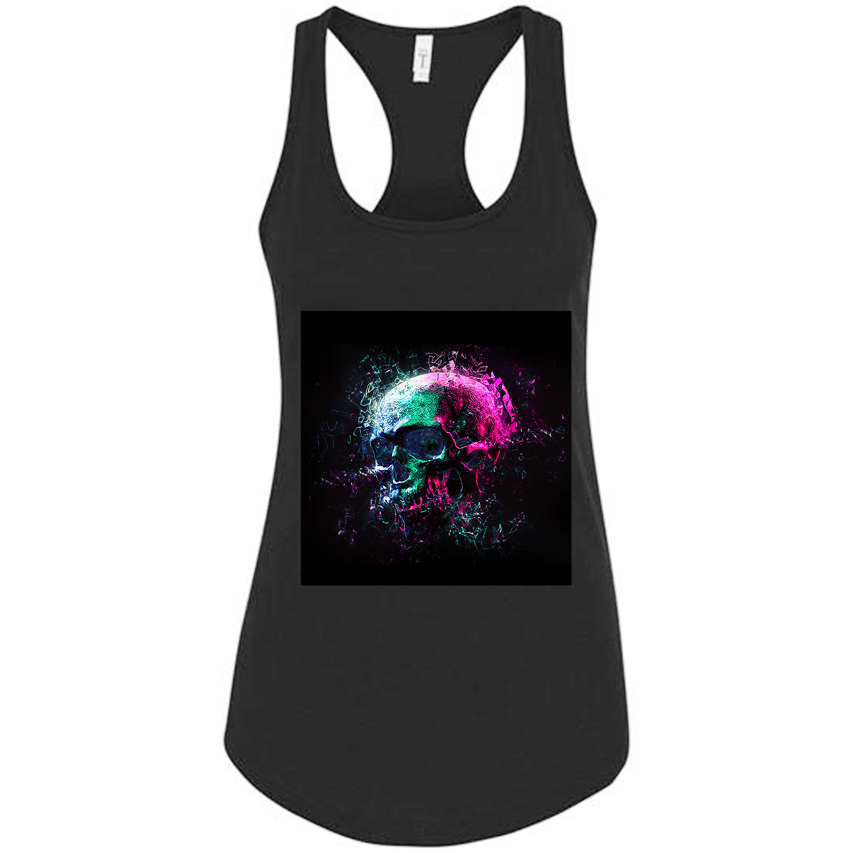 Synthwave Skull Tshirt