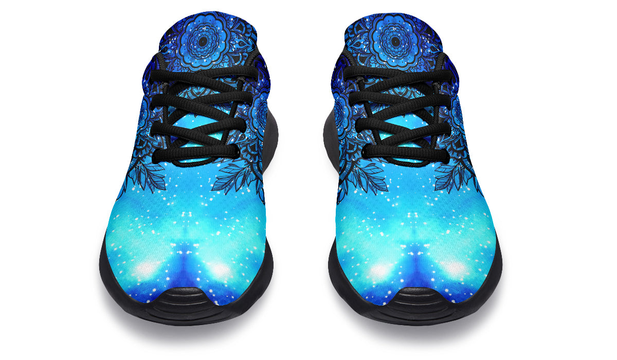 Blue Mandala Sneakers
