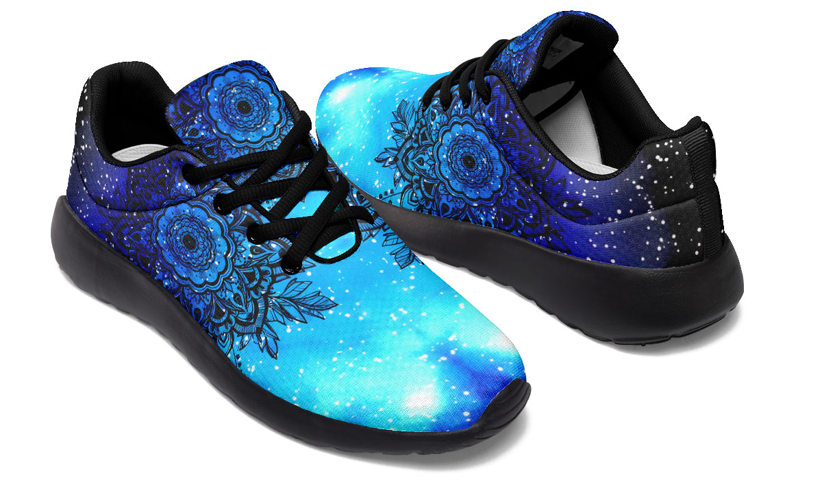 Blue Mandala Sneakers