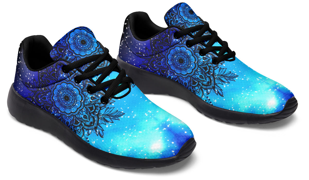 Blue Mandala Sneakers