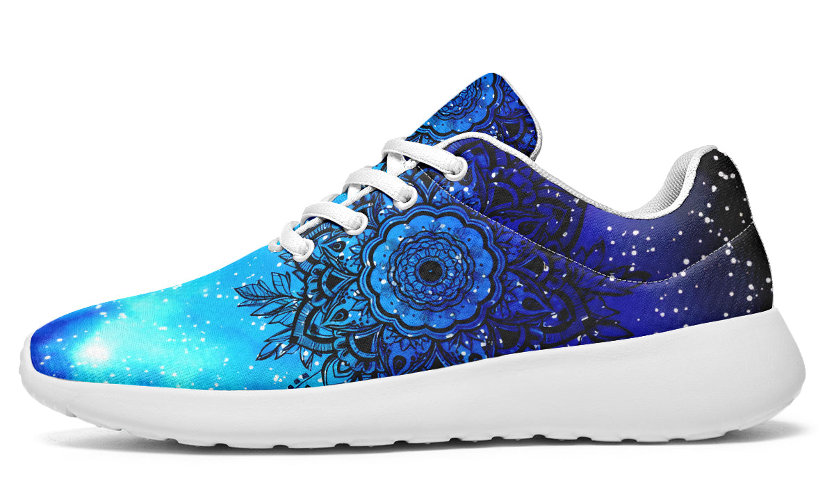 Blue Mandala Sneakers