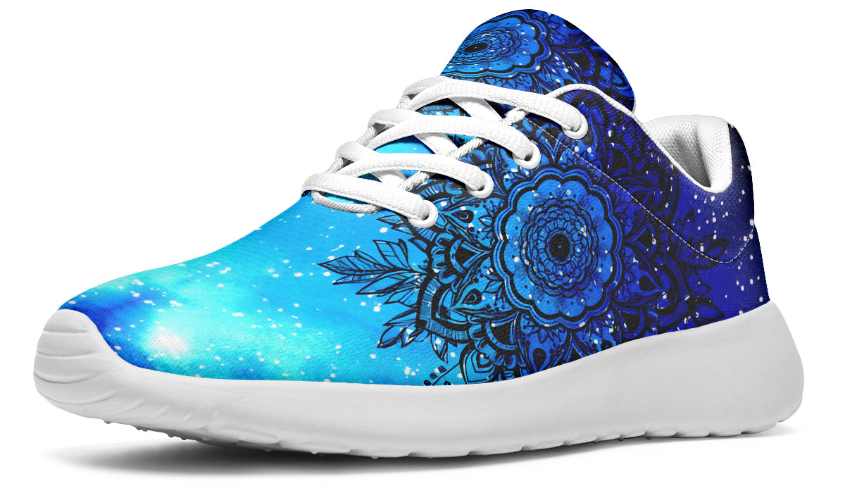 Blue Mandala Sneakers