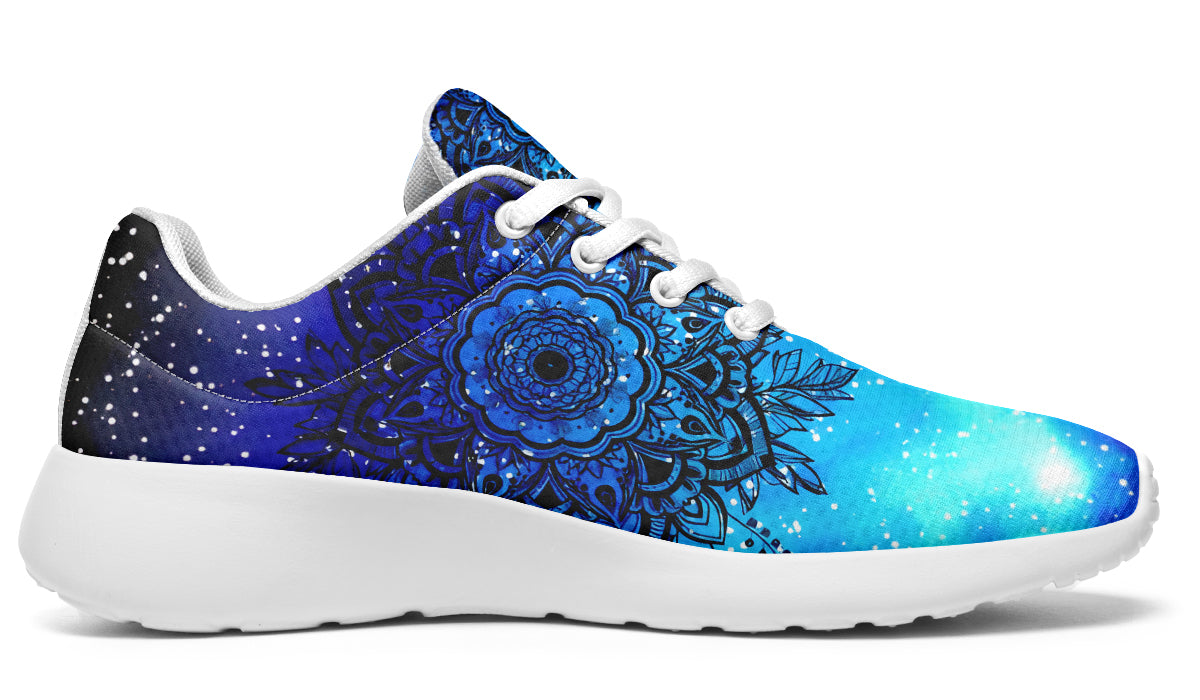 Blue Mandala Sneakers