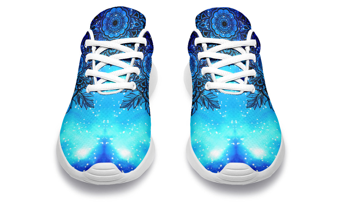 Blue Mandala Sneakers