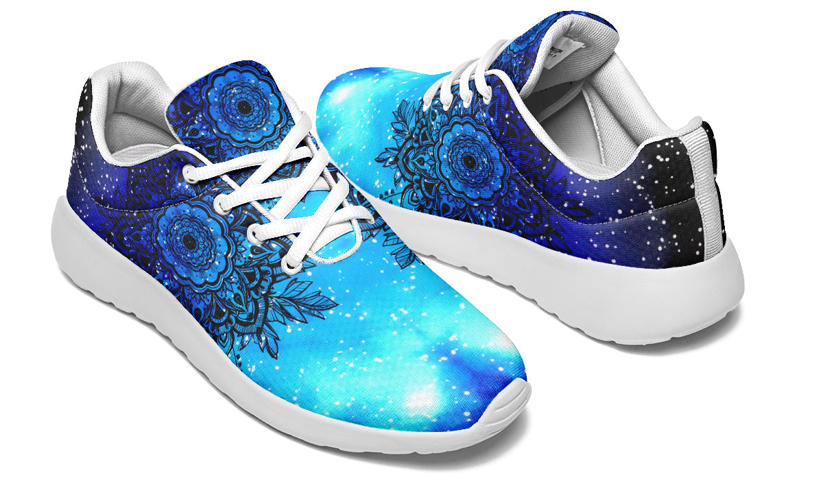 Blue Mandala Sneakers
