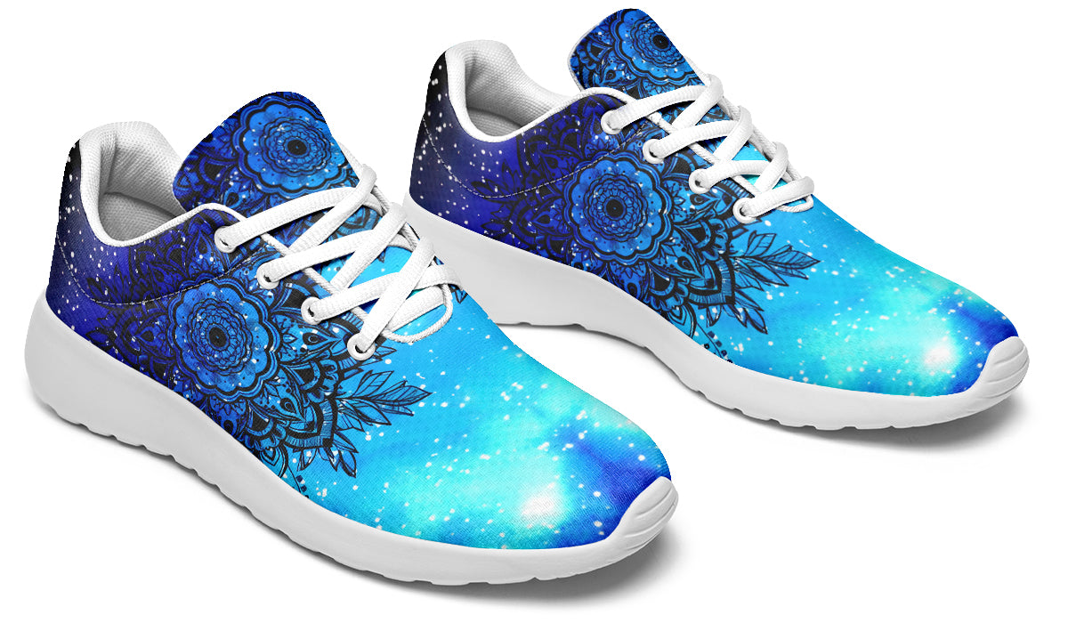 Blue Mandala Sneakers