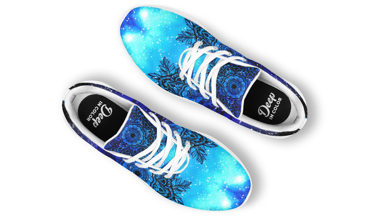 Blue Mandala Sneakers