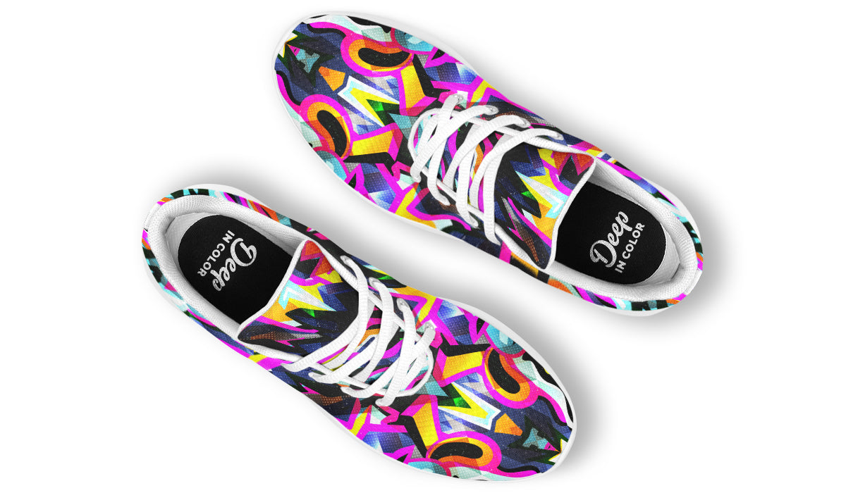 Bright Psychedelic Sneakers