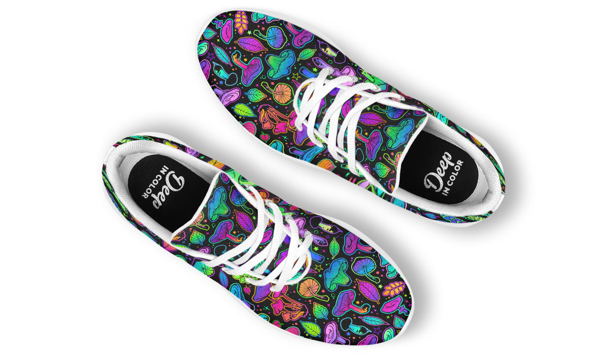 Colorful Mushrooms Sneakers