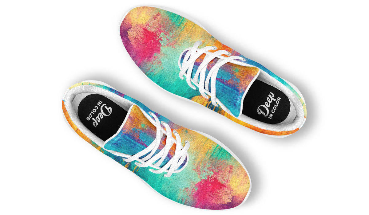 Colorful Paint Sneakers