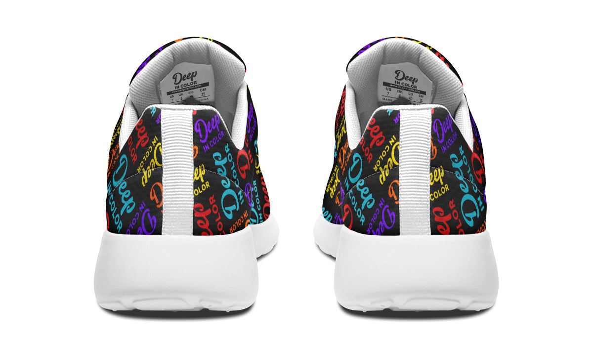 Deep In Color Pattern Sneakers