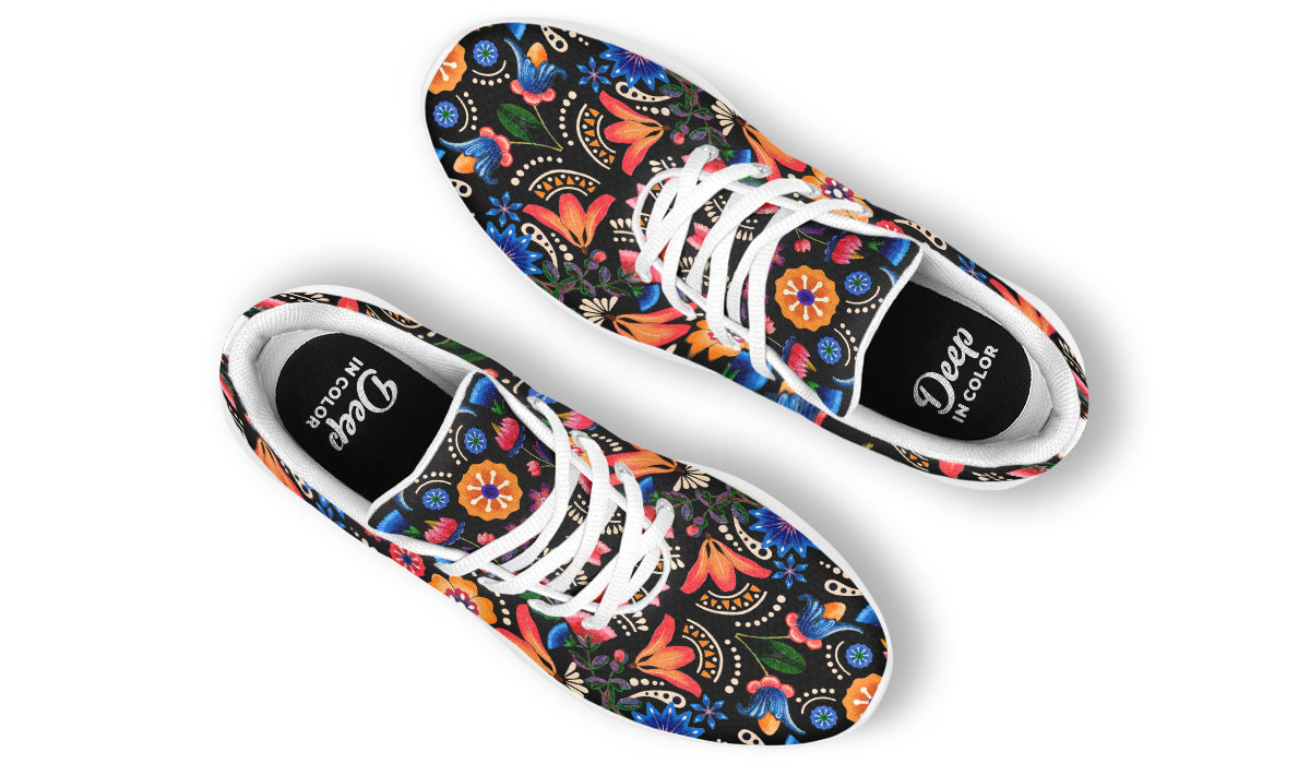 Ethnic Flower Sneakers