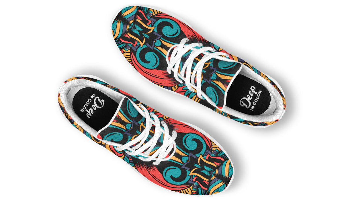 Flower Paisley Sneakers
