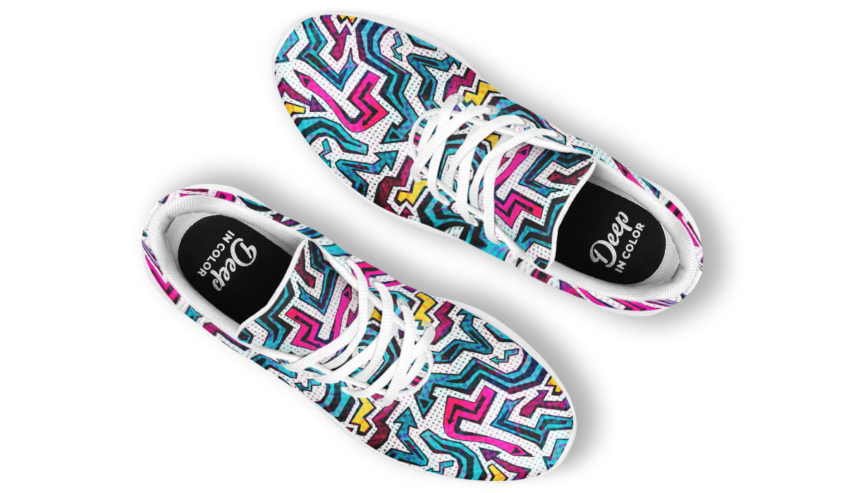 Graffiti Psychedelic Sneakers