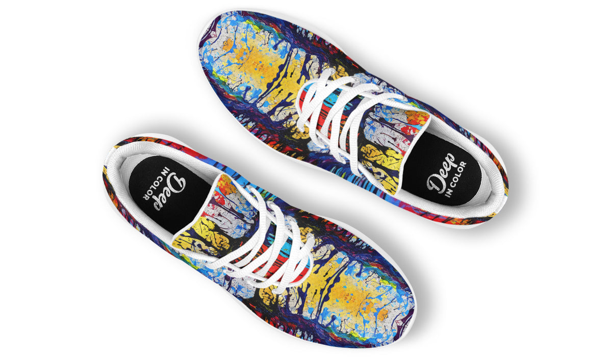Paint Splatter Sneakers