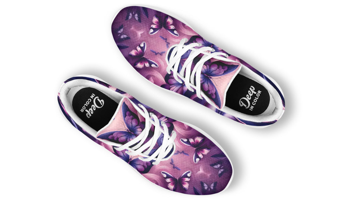 Purple Butterflies Sneakers