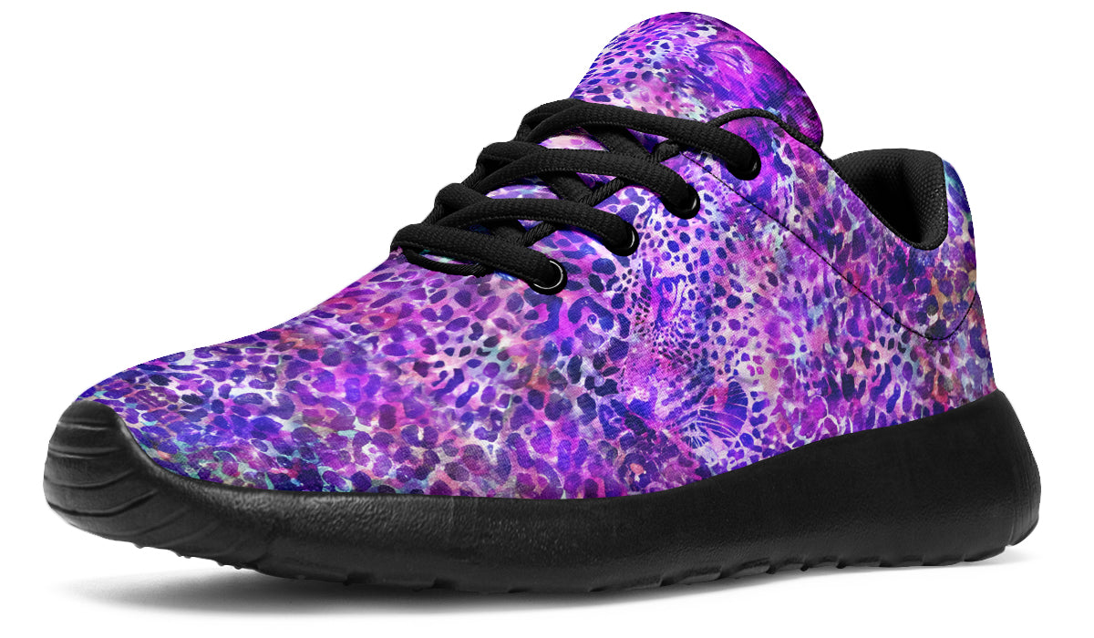 Purple Leopard Sneakers