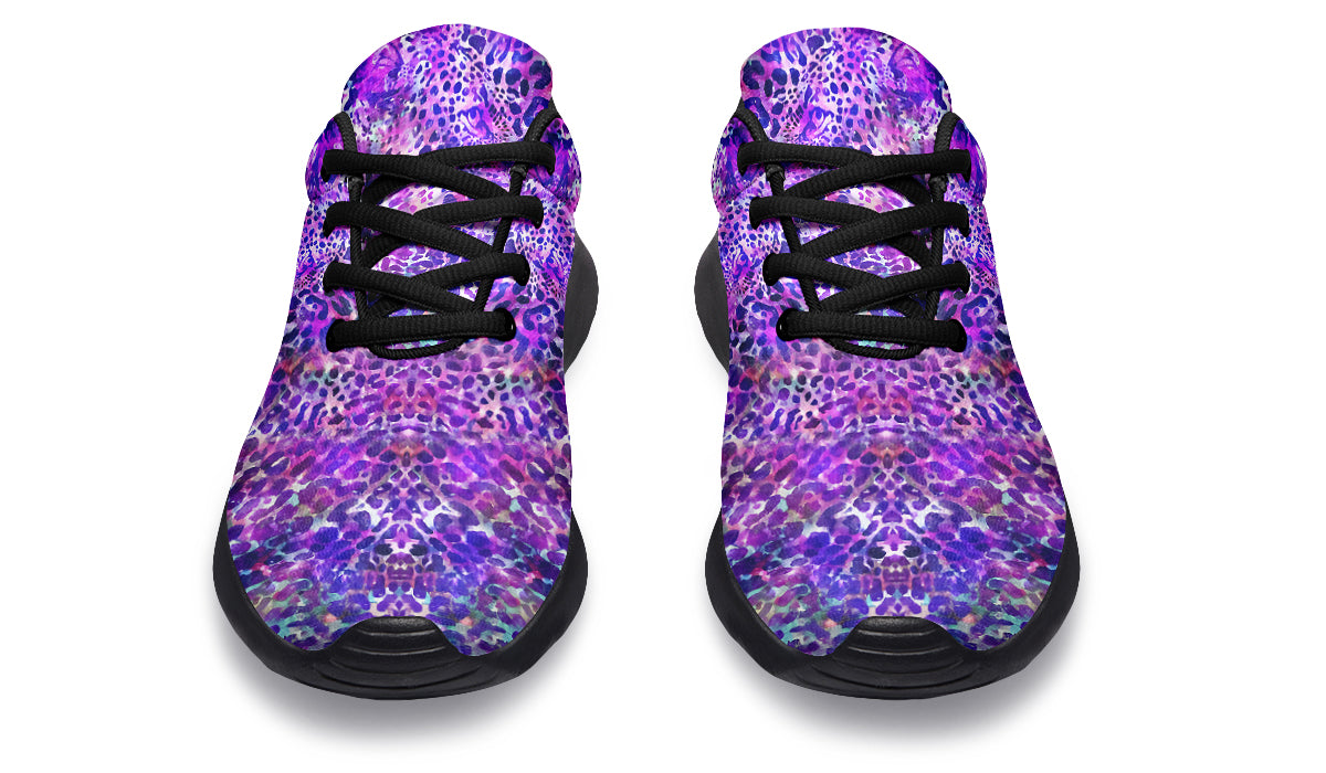 Purple Leopard Sneakers