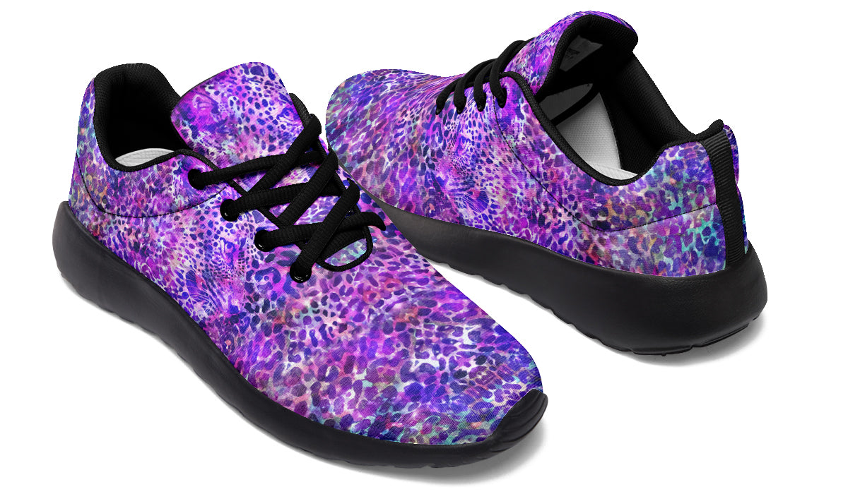 Purple Leopard Sneakers