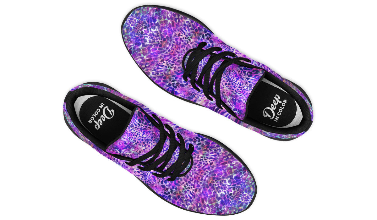 Purple Leopard Sneakers