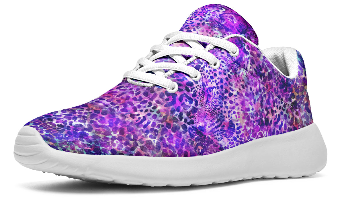 Purple Leopard Sneakers