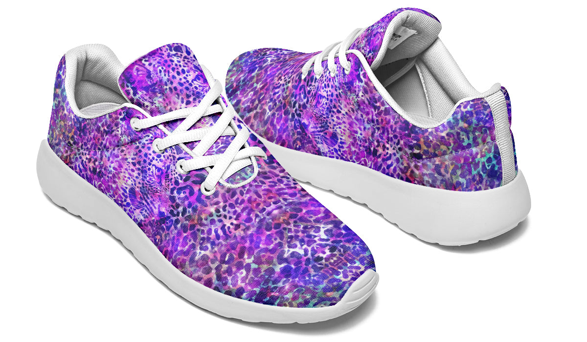 Purple Leopard Sneakers