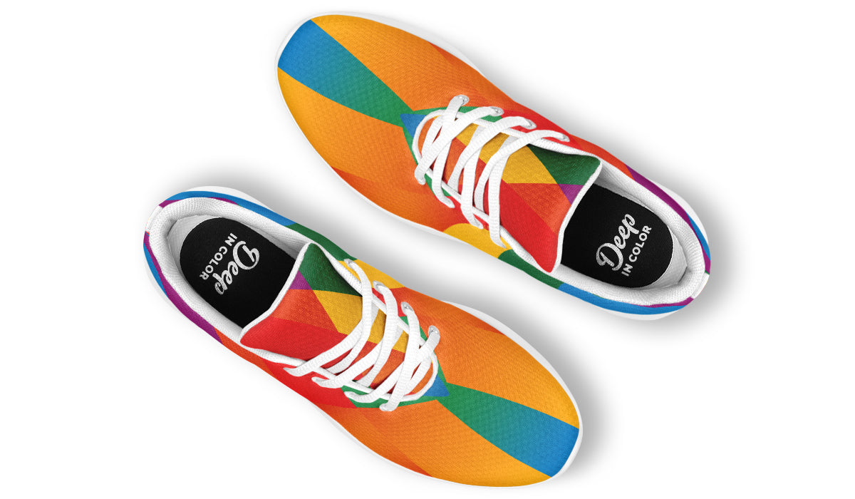 Rainbow Lines Sneakers