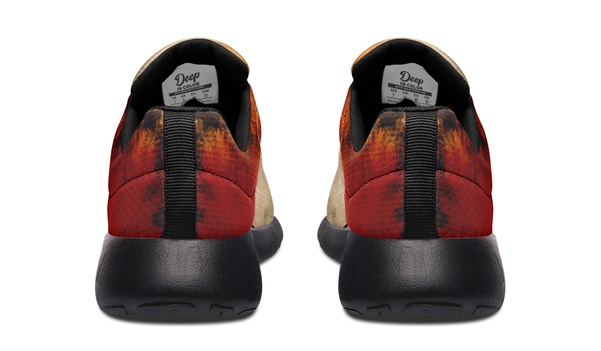 Rusty Skull And Roses Sneakers