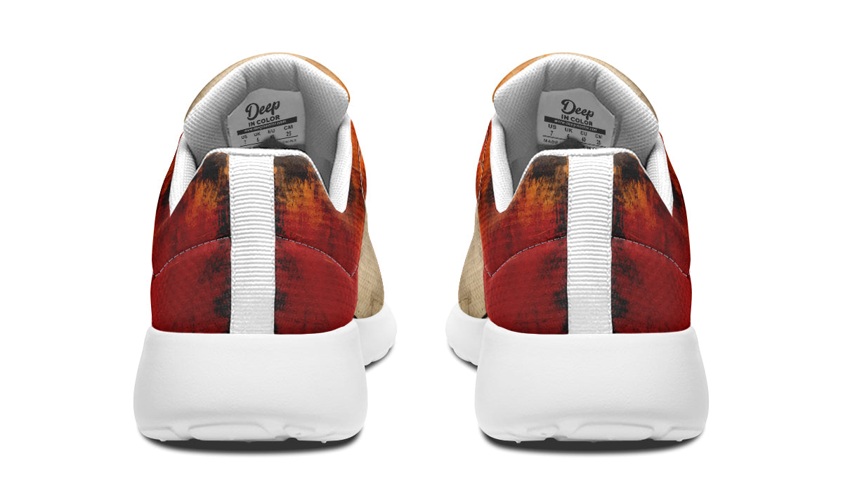 Rusty Skull And Roses Sneakers