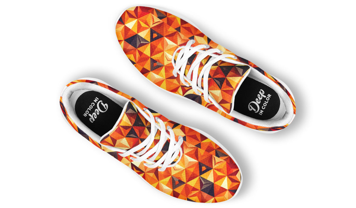 Triangles Orange Sneakers