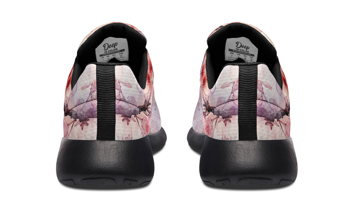 Watercolor Butterfly Sneakers