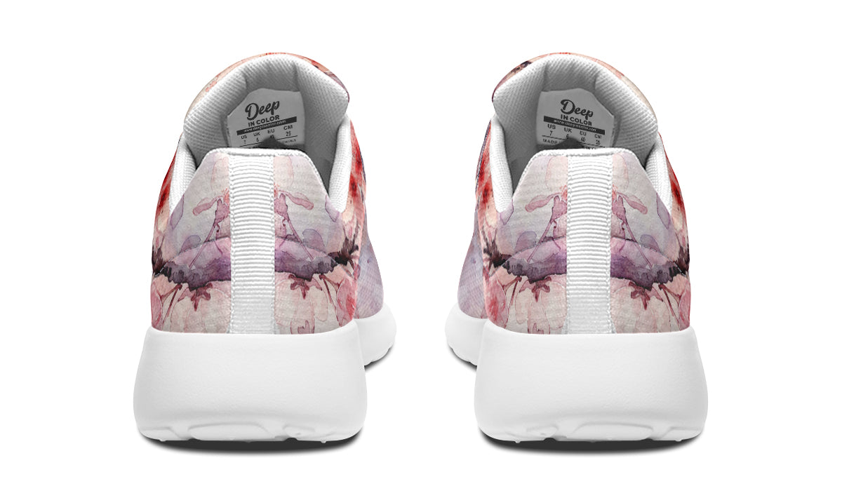 Watercolor Butterfly Sneakers