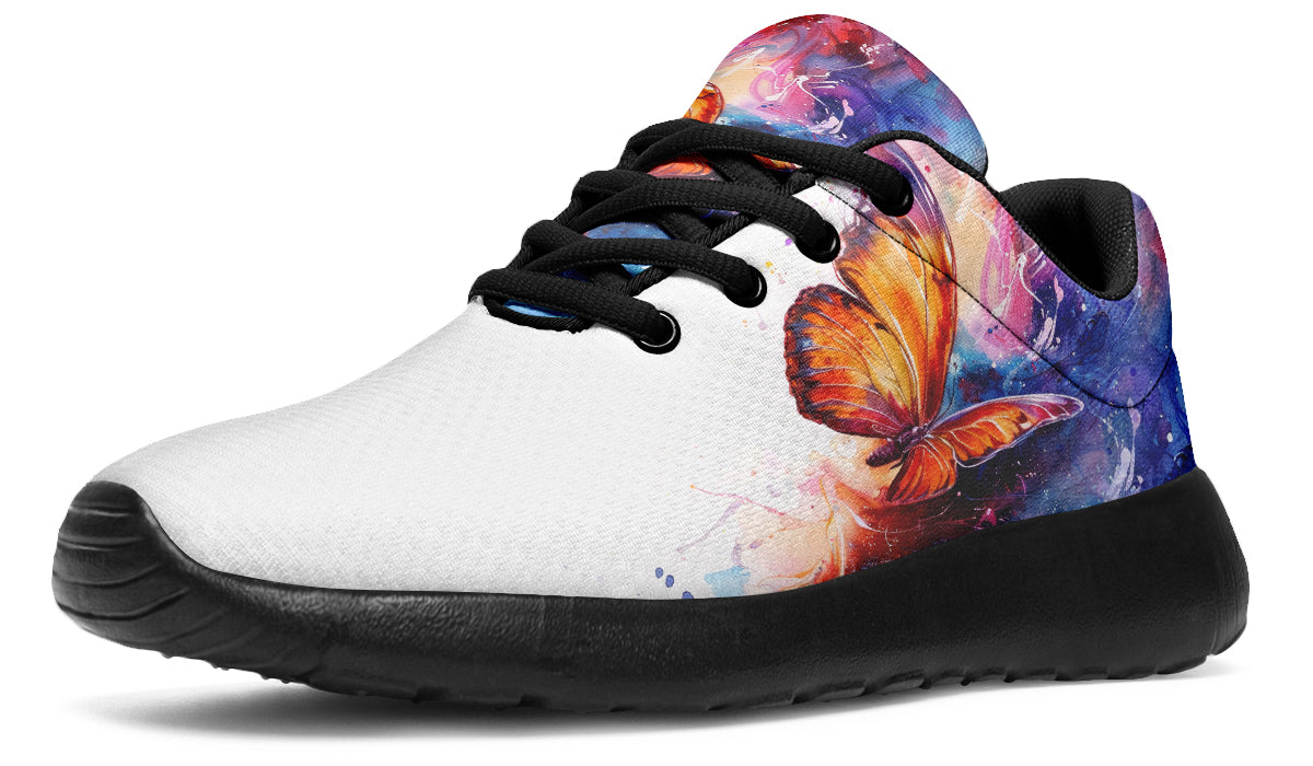 Watercolor Butterfly Sneakers