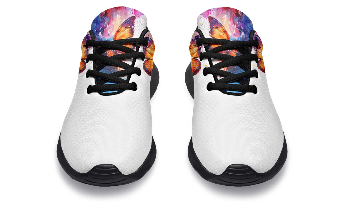 Watercolor Butterfly Sneakers