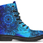 Blue Mandala Boots