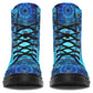 Blue Mandala Boots