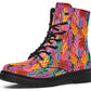 Colorful Abstract Leaves Boots