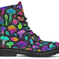 Colorful Mushrooms Boots