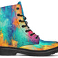 Colorful Paint Boots