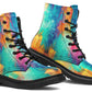 Colorful Paint Boots