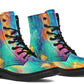 Colorful Paint Boots