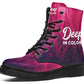 Deep In Color On Fire Boots
