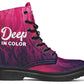 Deep In Color On Fire Boots