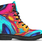 Liquid Abstract Colorful Boots