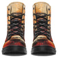 Rusty Skull And Roses Boots