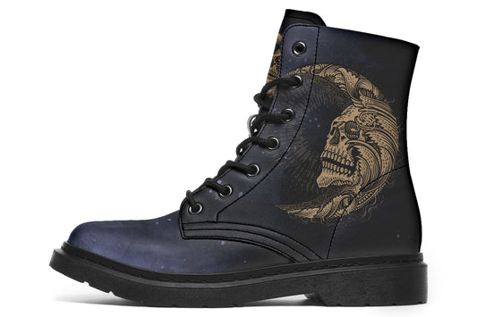 Skull Sun And Moon Boots