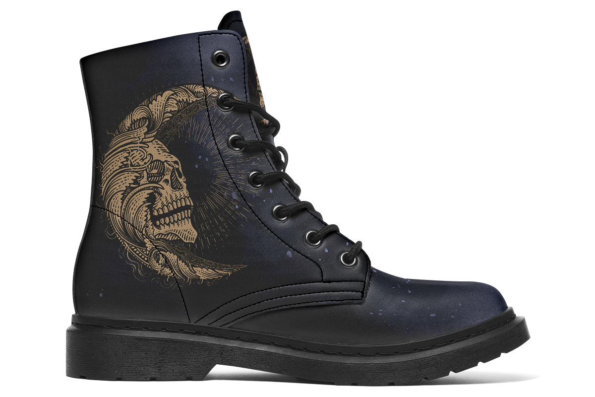 Skull Sun And Moon Boots