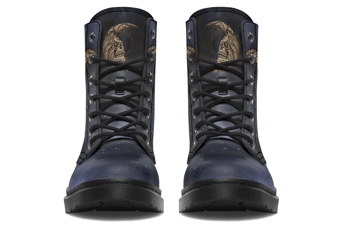 Skull Sun And Moon Boots